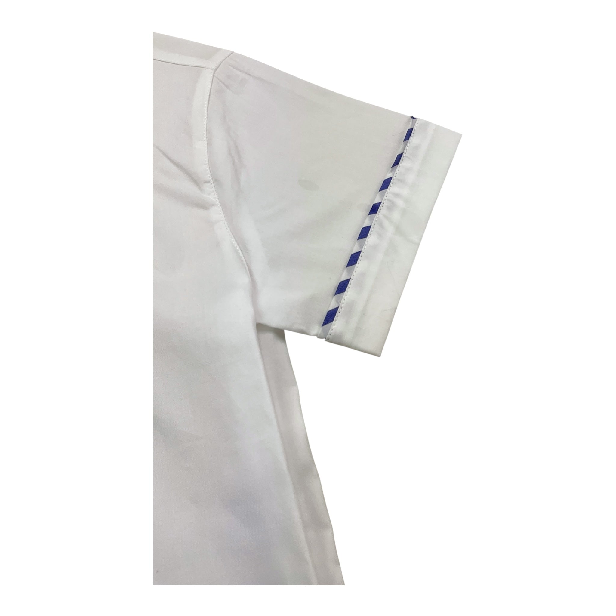 Little Bear Camicia Tinta Unita con Profili In Contrasto per Bambino 8211 BIANCO LITTLE BEAR 
