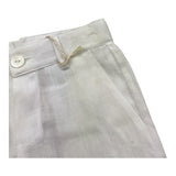 Little Bear Bermuda Tinta Unita con Girovita Regolabile per Neonato 8229N BIANCO LITTLE BEAR 