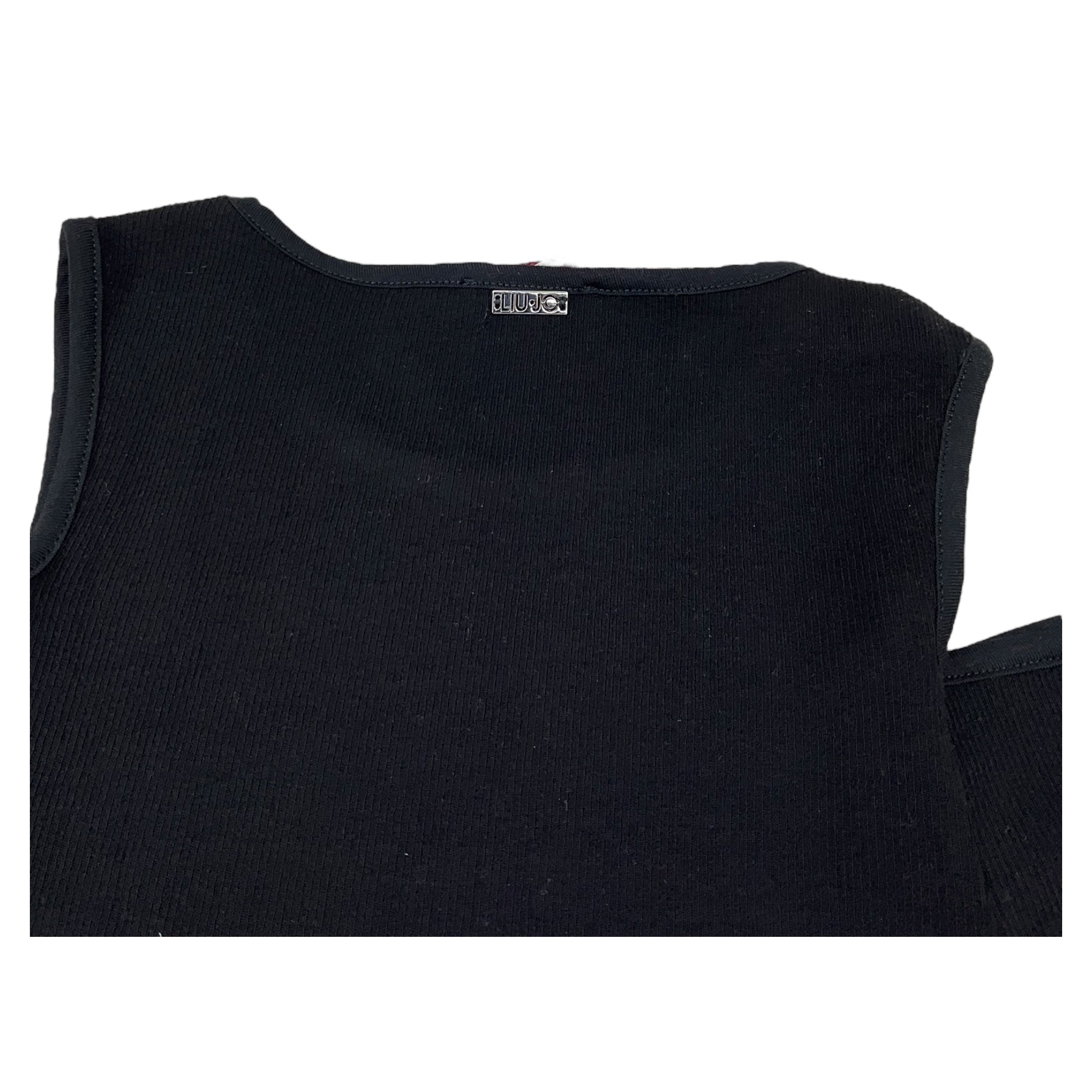 Liu Jo Abito Mezza Manica con Scollo Sulle Spalle per Bambina GA4077 NERO LIU JO 