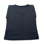 Liu Jo T-Shirt Girocollo Tinta Unita con Logo per Bambina GA4224 NERO LIU JO 