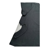 Liu Jo T-Shirt Girocollo Tinta Unita con Applicazione per Bambina GA5067X NERO LIU JO 