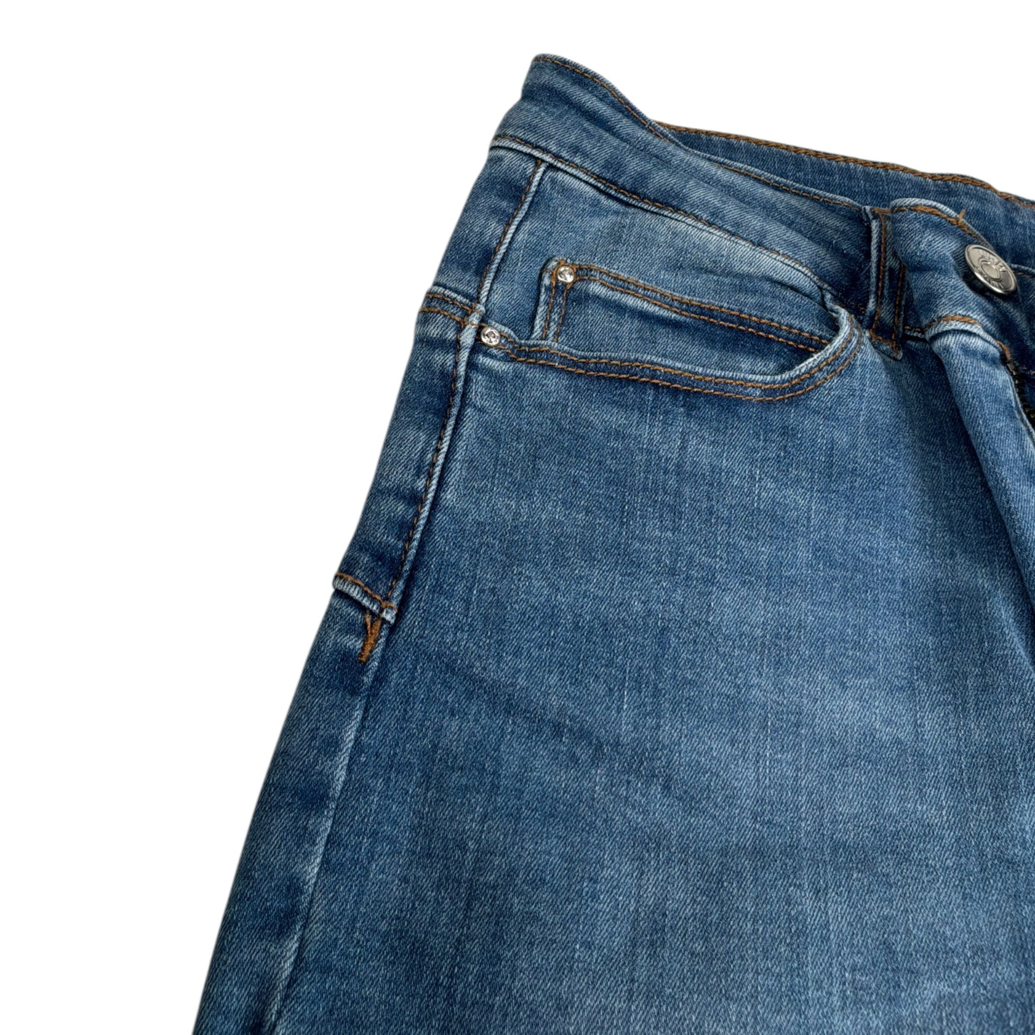 Liu Jo Jeans Tinta Unita Modello zampa er Bambina GA5086 BLU LIU JO 
