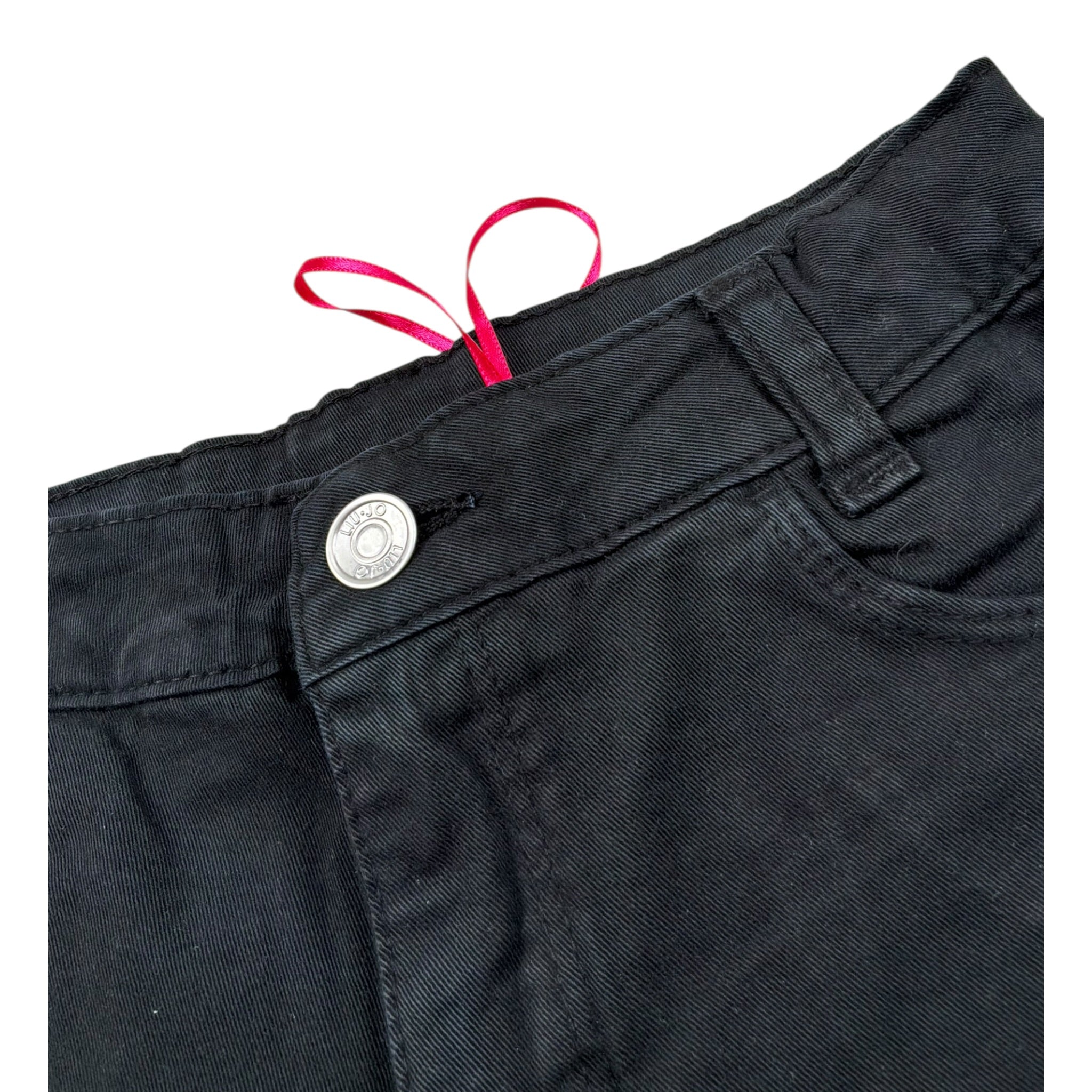 Liu Jo Short Tinta Unita con Girovita Regolabile per Bambina GA5093XX NERO LIU JO 