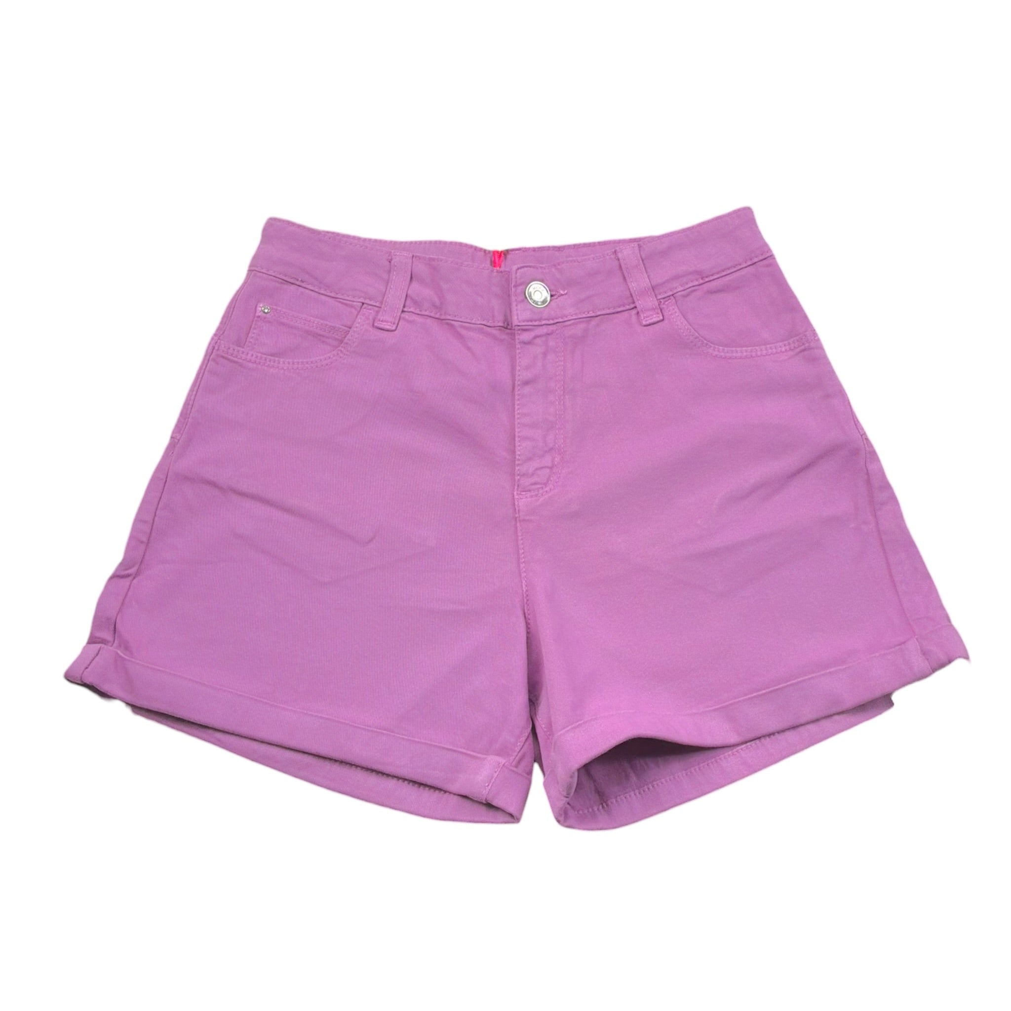 Liu Jo Short Tinta Unita con Girovita Regolabile per Bambina GA5093XX VIOLA LIU JO 