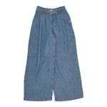 Liu Jo Pantalone Modello Palazzo Tinta Unita In Denim per Bambina GA5104 BLU LIU JO 