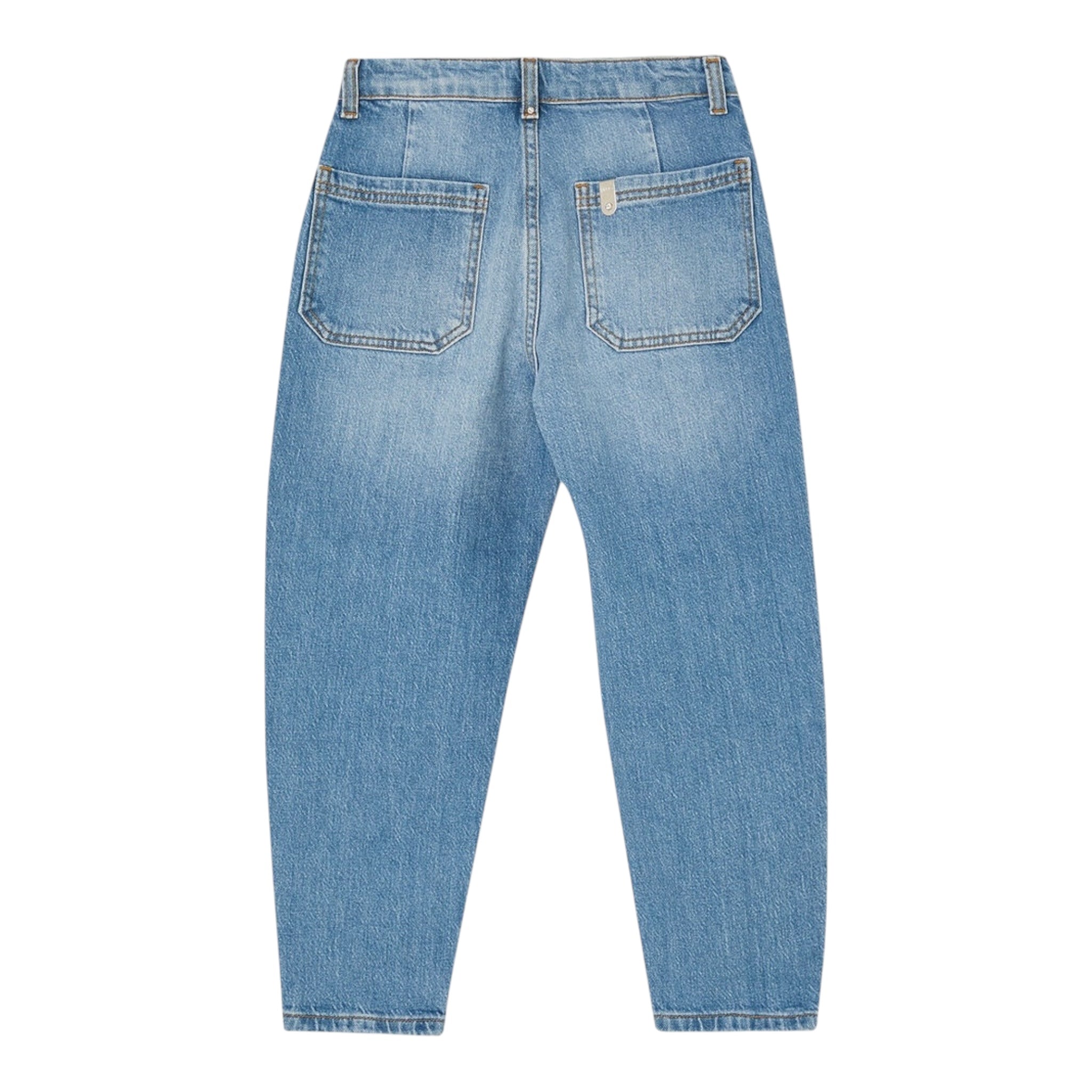Liu Jo Jeans Tinta Unita con Applicazioni Brillantini per Bambina GA5110 BLU LIU JO 