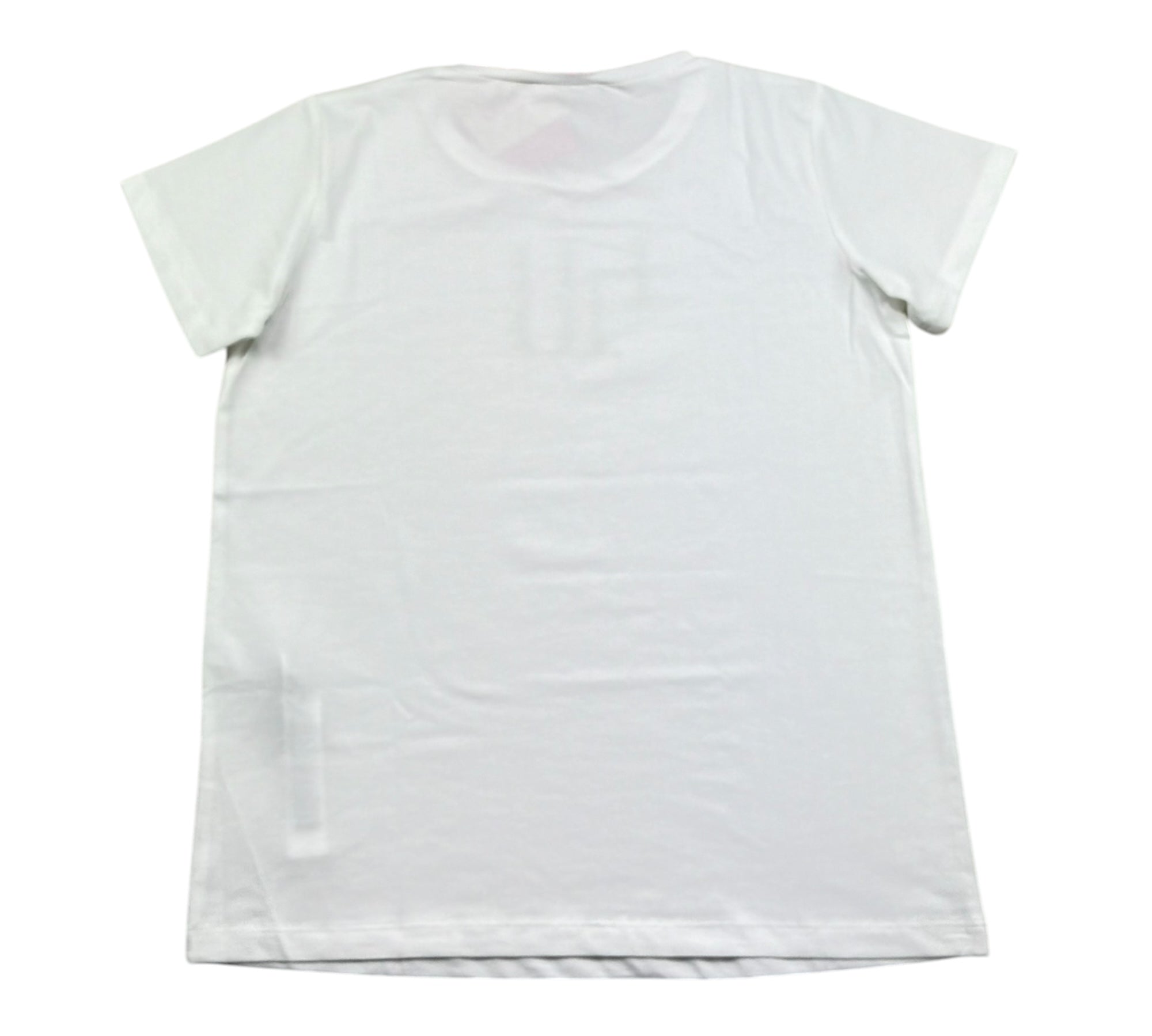 Liu Jo T-Shirt Girocollo Tinta Unita con Logo per Bambina GA5116X BIANCO LIU JO 