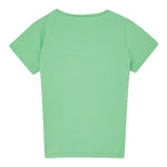 Liu Jo T-Shirt Girocollo Tinta Unita con Logo per Bambina GA5116X VERDE LIU JO 