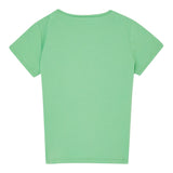 Liu Jo T-Shirt Girocollo Tinta Unita con Logo per Bambina GA5116X VERDE LIU JO 