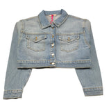 Liu Jo Giubbino In Denim Tinta Unita per Bambina GA5180X AZZURRO LIU JO 