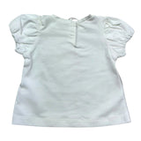Liu Jo T-Shirt Girocollo Tinta Unita con Brillantini per Neonata HA5057 BIANCO LIU JO 