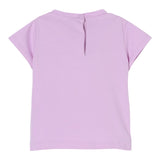 Liu Jo T-Shirt Girocollo Tinta Unita con Logo per Neonata HA5063 LILLA LIU JO 