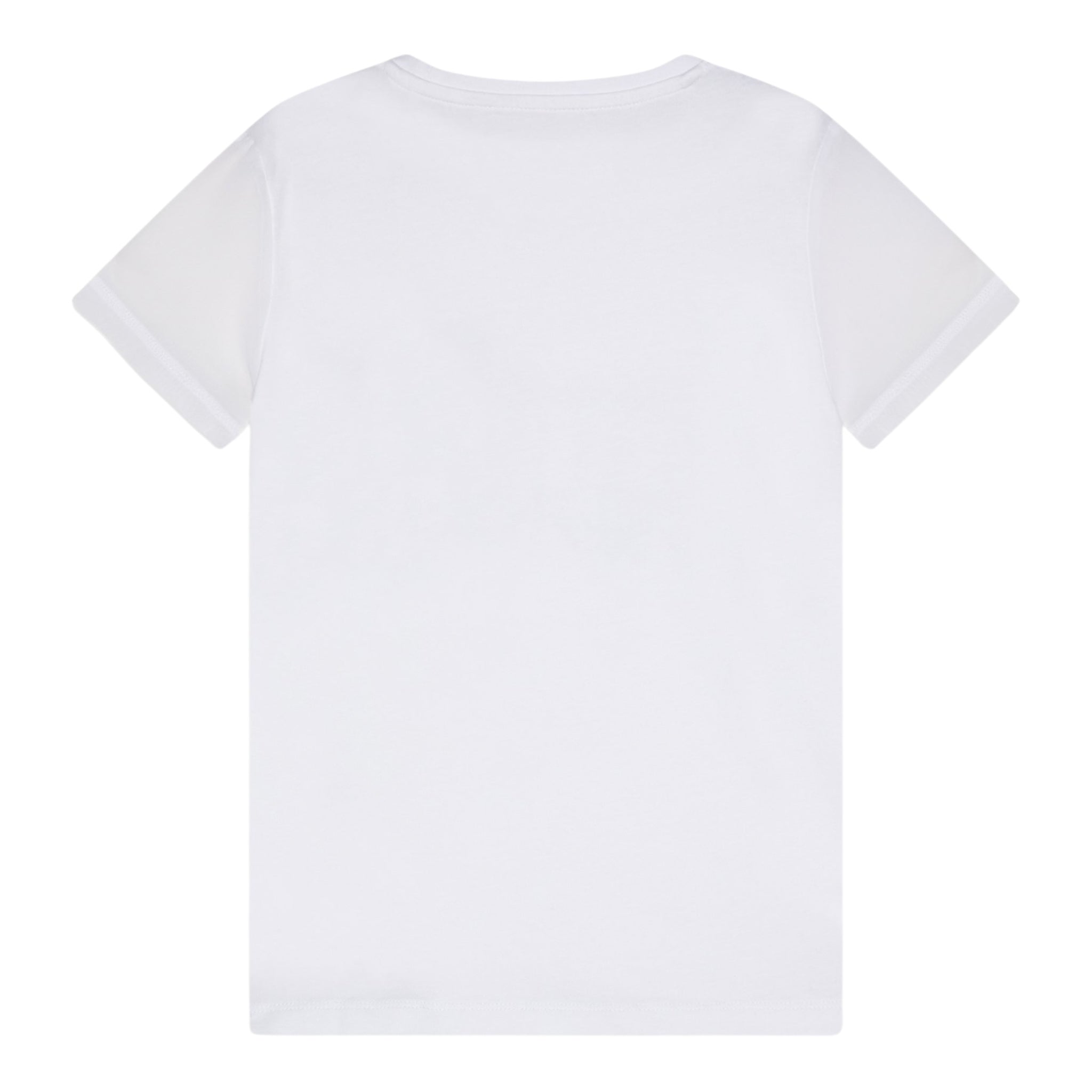 Guess T-Shirt Girocollo Tinta Unita con Stsmpa per Bambina J5RI35K6YW4 BIANCO GUESS 