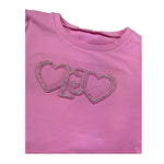 Liu Jo felpaGirocollo Tinta Unita con Logo per Neonata KA5014 ROSA LIU JO 