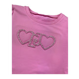 Liu Jo felpaGirocollo Tinta Unita con Logo per Neonata KA5014 ROSA LIU JO 