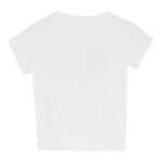 Liu Jo T-Shirt Girocollo Tinta Unita con Brillantini per Bambina KA5021XXJ BIANCO LIU JO 