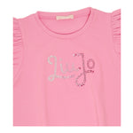 Liu Jo Abito Tinta Unita con Brillantini per Neonata KA5037NXXX ROSA LIU JO 