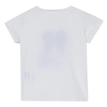 Liu Jo T-Shirt Tinta Unita Girocollo con Stampa per Bambina KA5039XXX BIANCO LIU JO 