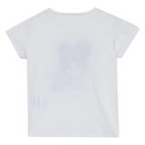 Liu Jo T-Shirt Tinta Unita Girocollo con Stampa per Bambina KA5039XXX BIANCO LIU JO 