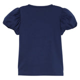 Liu Jo T-Shirt Girocollo Tinta Unita con Stampa per Neonata KA5041NX BLU LIU JO 