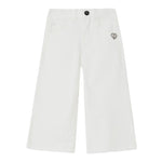 Liu Jo Jeans Tinta Unita Modello Palazzo per Neonata KA5047N BIANCO LIU JO 