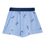 Liu Jo Short Tinta Unita con Fantasia A Righe per Neonata KA5051N AZZURRO LIU JO 