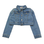 Liu Jo Giubbino In Denim Tinta Unita per Neonata KA5066N BLU LIU JO 