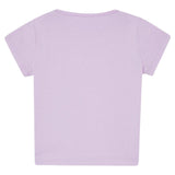 Liu Jo T-Shirt Girocollo Tinta Unita con Brillantini per Neonata KA5081NX LILLA LIU JO 