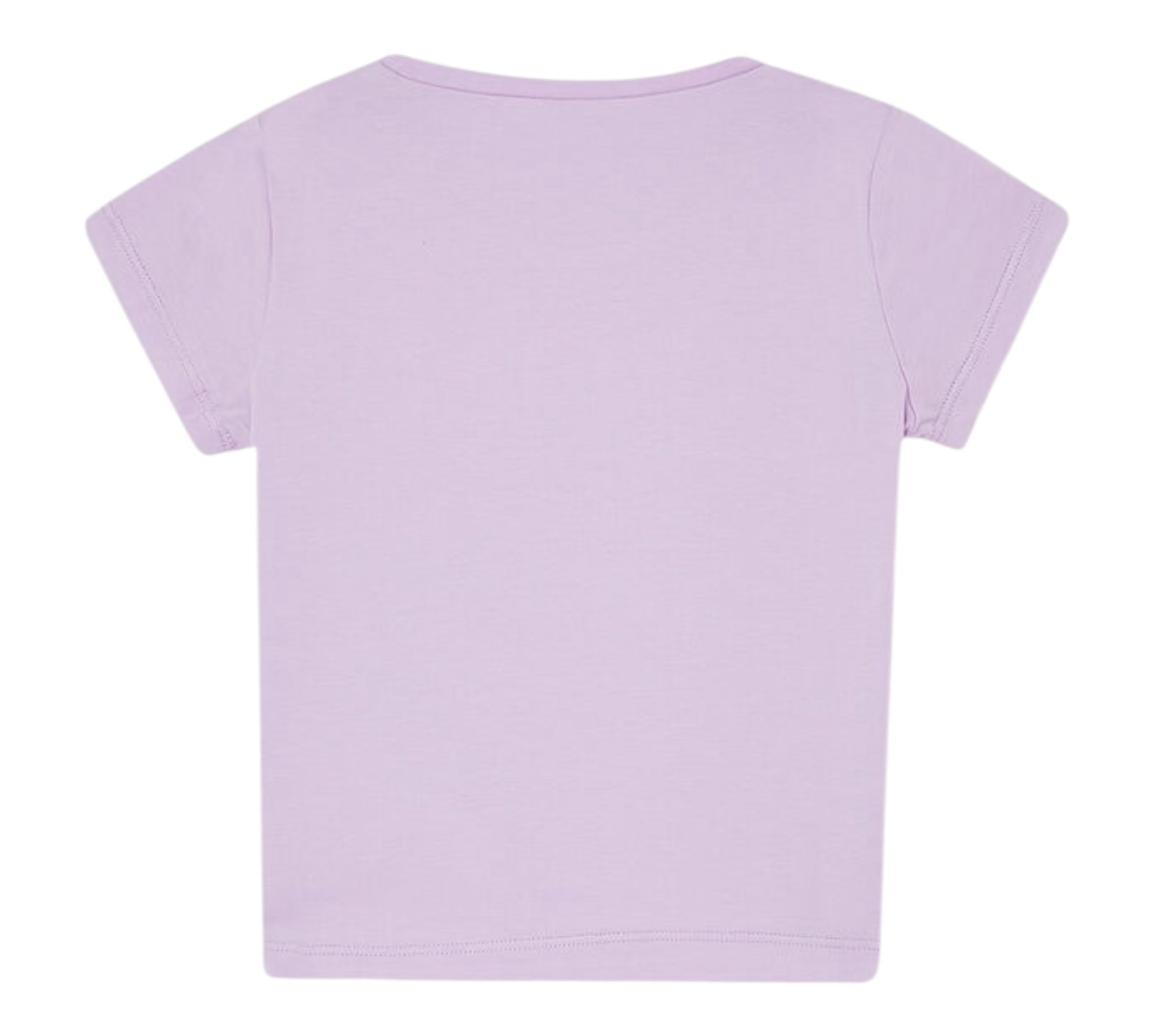Liu Jo T-Shirt Girocollo Tinta Unita con Brillantini per Neonata KA5081NX LILLA LIU JO 