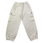 Liu Jo Pantalone Tuta Tinta Unita con Tasconi per Neonata KA5089N BIANCO LIU JO 