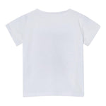 Liu Jo T-Shirt Girocollo tinta unita con Stampa E Brillantini Bianco per Neonata KA5093XXXN BIANCO LIU JO 