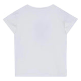 Liu Jo T-Shirt Girocollo Tinta Unita con Brillantini per Bambina KA5094XX BIANCO LIU JO 