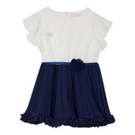 Liu Jo Abito Bicolore Mezza Manica Velato per Neonata KA5133 BIANCO/BLU LIU JO 