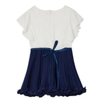 Liu Jo Abito Bicolore Mezza Manica Velato per Neonata KA5133 BIANCO/BLU LIU JO 