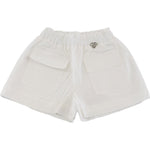 Liu Jo Short Tinta Unita con Elastico In Vita per Neonata KA5143NX BIANCO LIU JO 