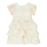 Liu Jo Abito Tinta Unita con Balze per Neonata KA5144 BEIGE LIU JO 