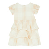 Liu Jo Abito Tinta Unita con Balze per Bambina KA5144J BEIGE LIU JO 
