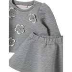 Liu Jo Completo 2 Pezzi Felpa-Pantalone tinta unita Grigio per Neonata KF5077 GRIGIO LIU JO 