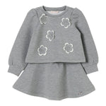 Liu Jo Completo 2 Pezzi Felpa-Pantalone tinta unita Grigio per Bambina KF5077J GRIGIO LIU JO 