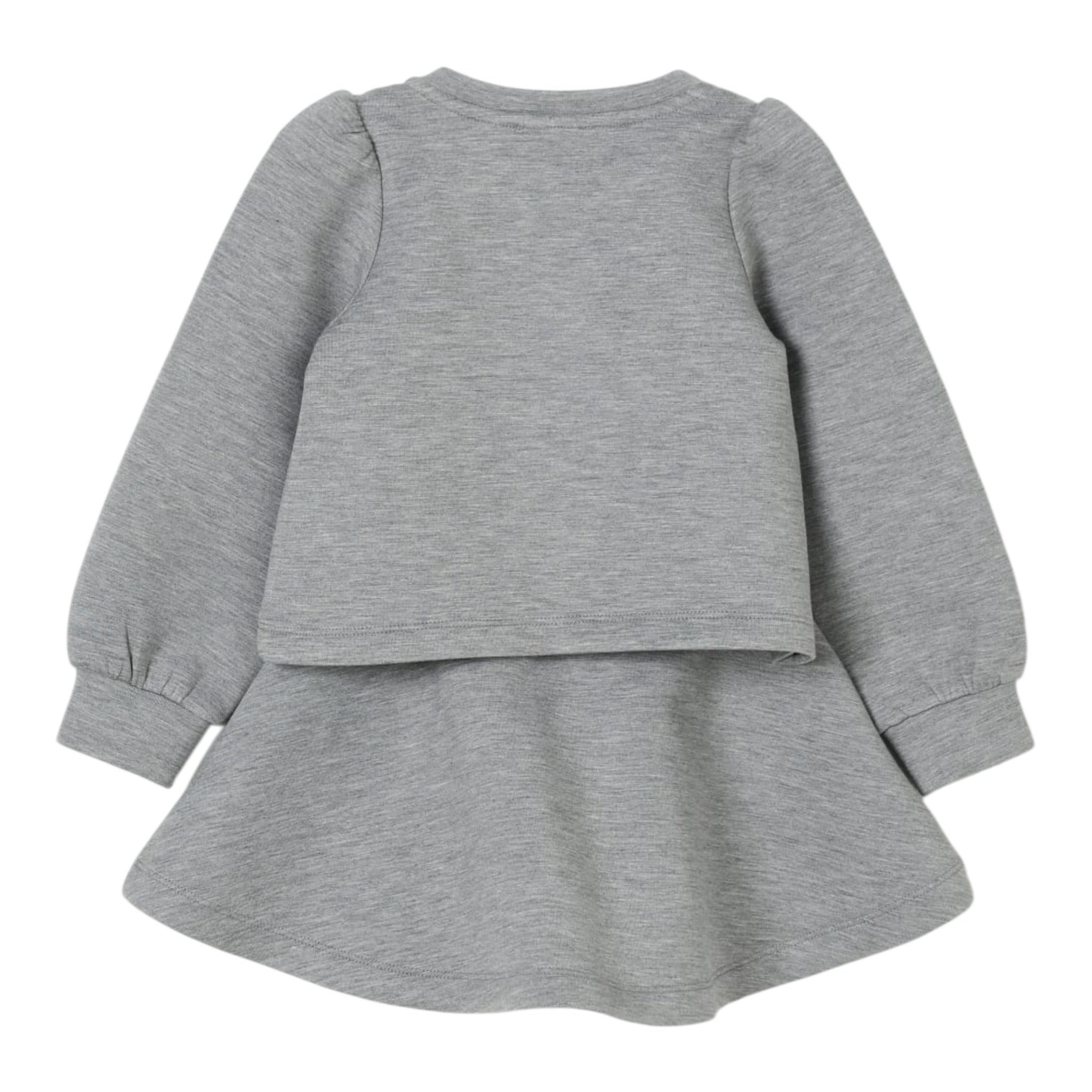 Liu Jo Completo 2 Pezzi Felpa-Pantalone tinta unita Grigio per Bambina KF5077J GRIGIO LIU JO 
