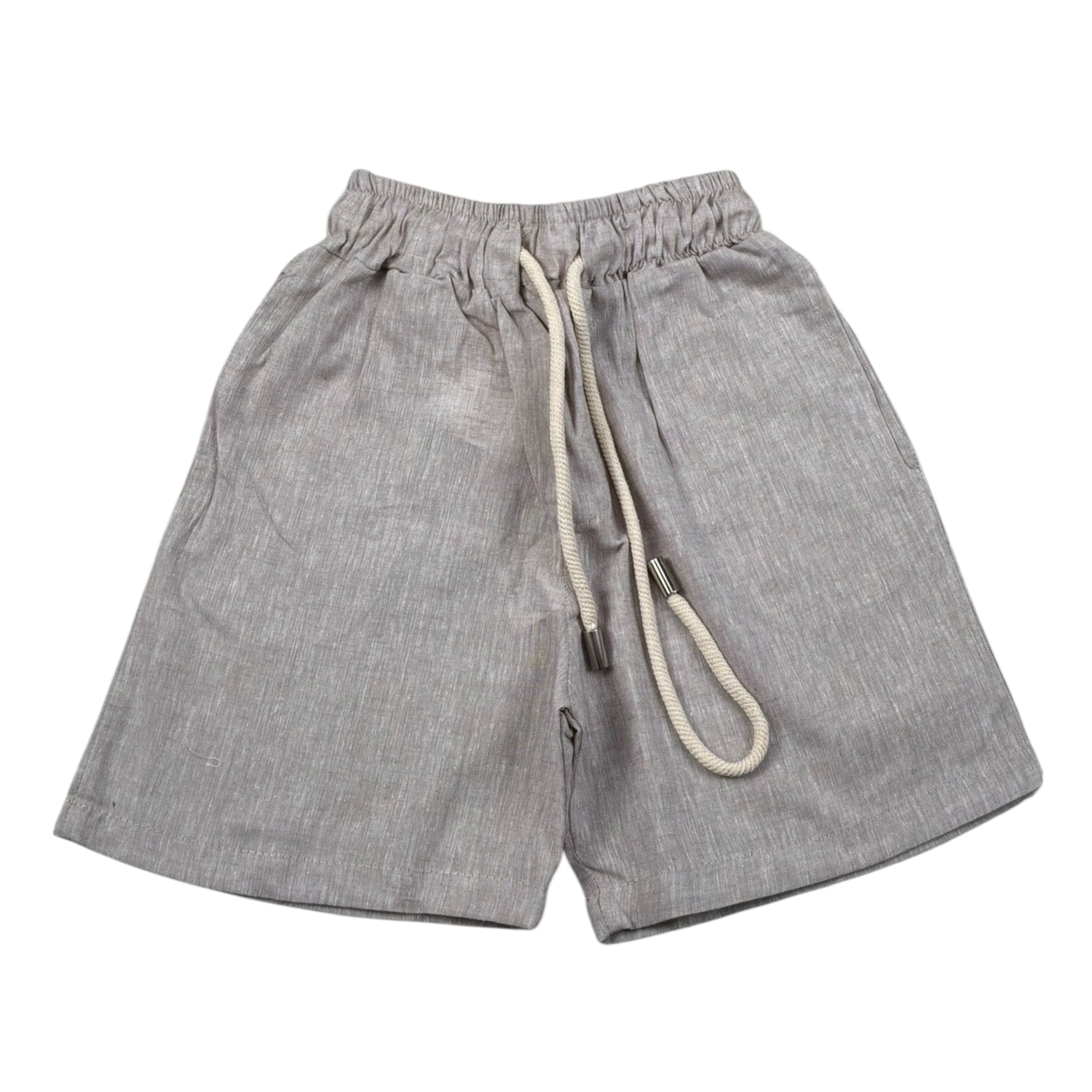 Louis Dieudonne' Bermuda Tinta Unita con Elastico In Vita per Bambino LDBE01X BEIGE LOUIS DIEUDONNE' 