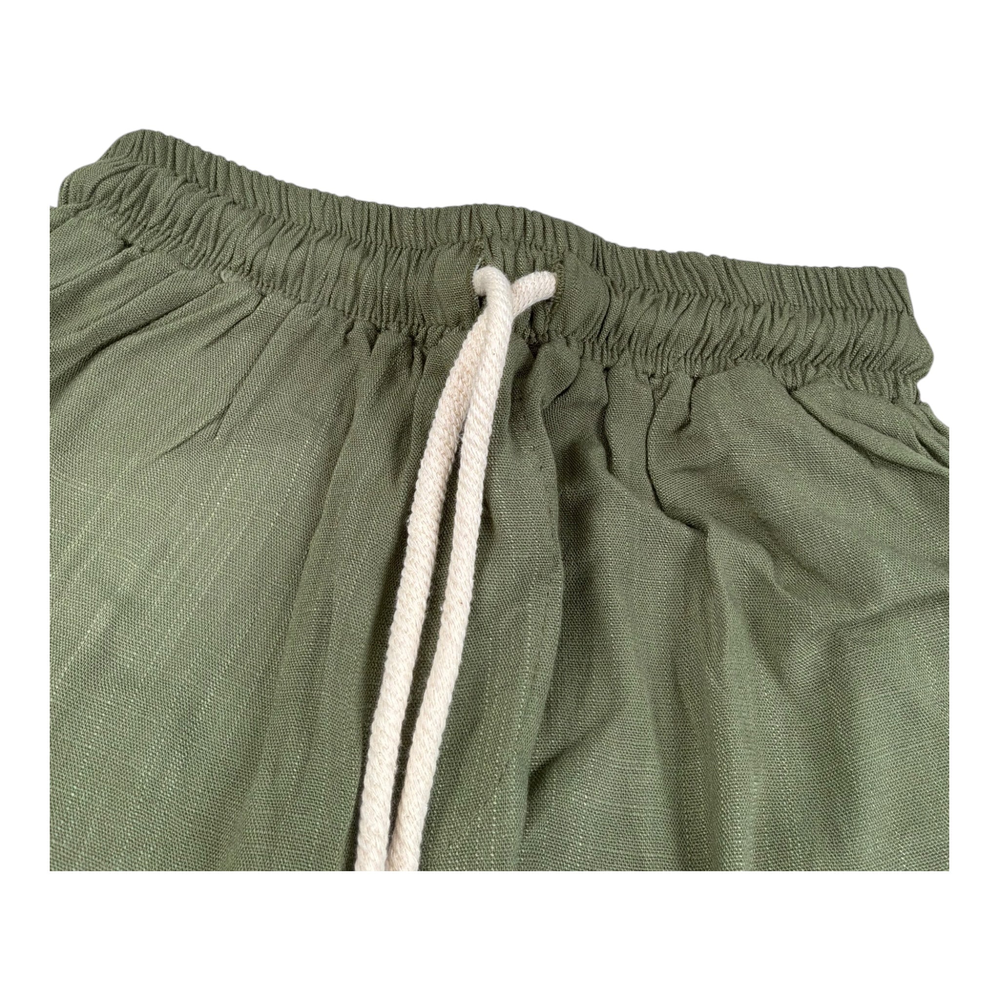Louis Dieudonne' Pantalone Tinta Unita con Elastico In Vita per Bambino LDPA01 VERDE LOUIS DIEUDONNE' 