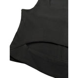 Lu Lu By Miss Grant Top Giromanica tinta unita Nero per Bambina LL2823 NERO LU LU BY MISS GRANT 