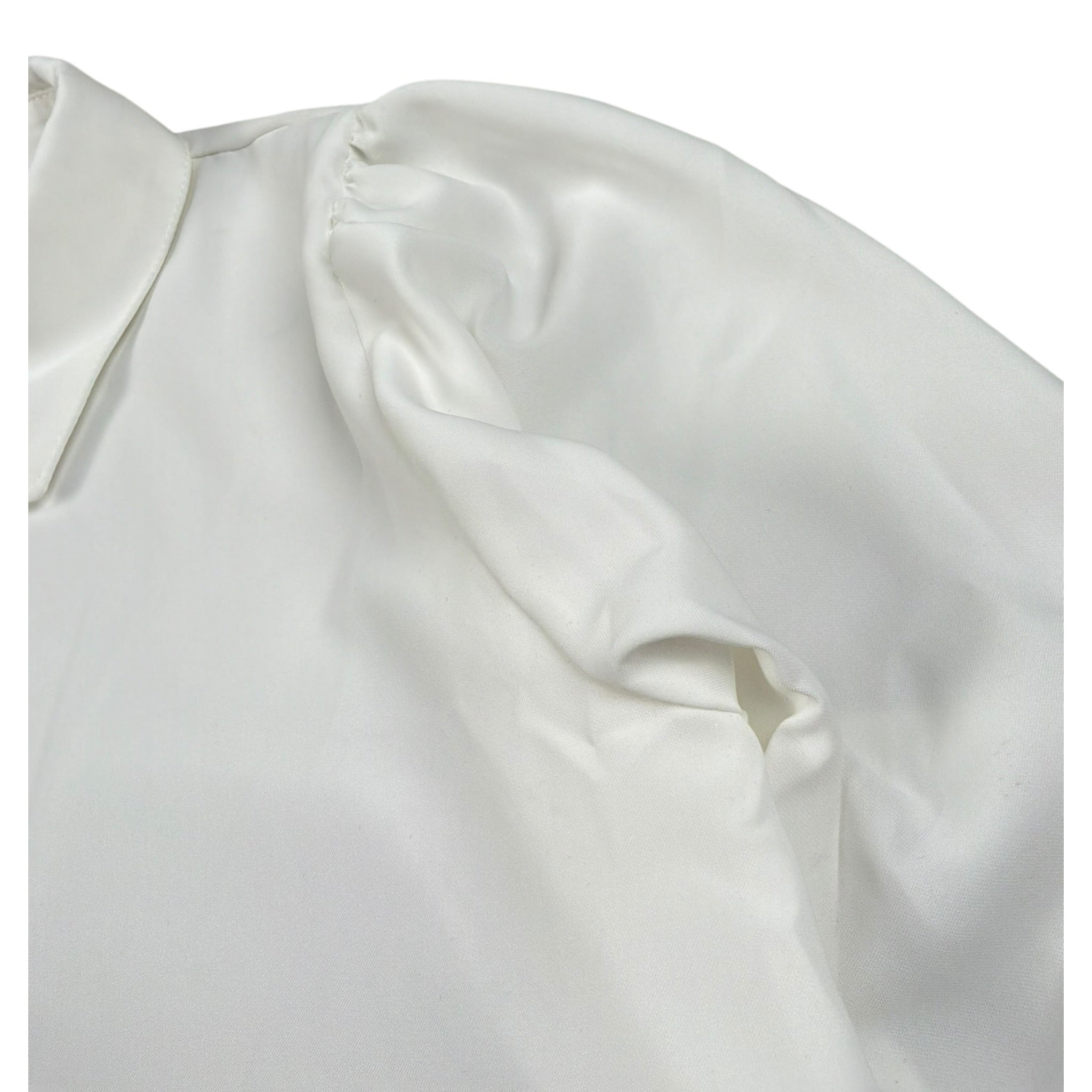 Lu Lu By Miss Grant Camicia tinta unita Manica Lunga Bianco per Bambina LL3270 BIANCO LU LU BY MISS GRANT 