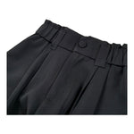 Lu Lu By Miss Grant Short Tinta Unita con Elastico In Vita per Bambina LL3427 NERO LU LU BY MISS GRANT 