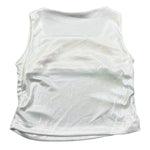 Lu Lu By Miss Grant Canotta Tinta Unita con Arriccio Laterale per Bambina LL3454 BIANCO LU LU BY MISS GRANT 