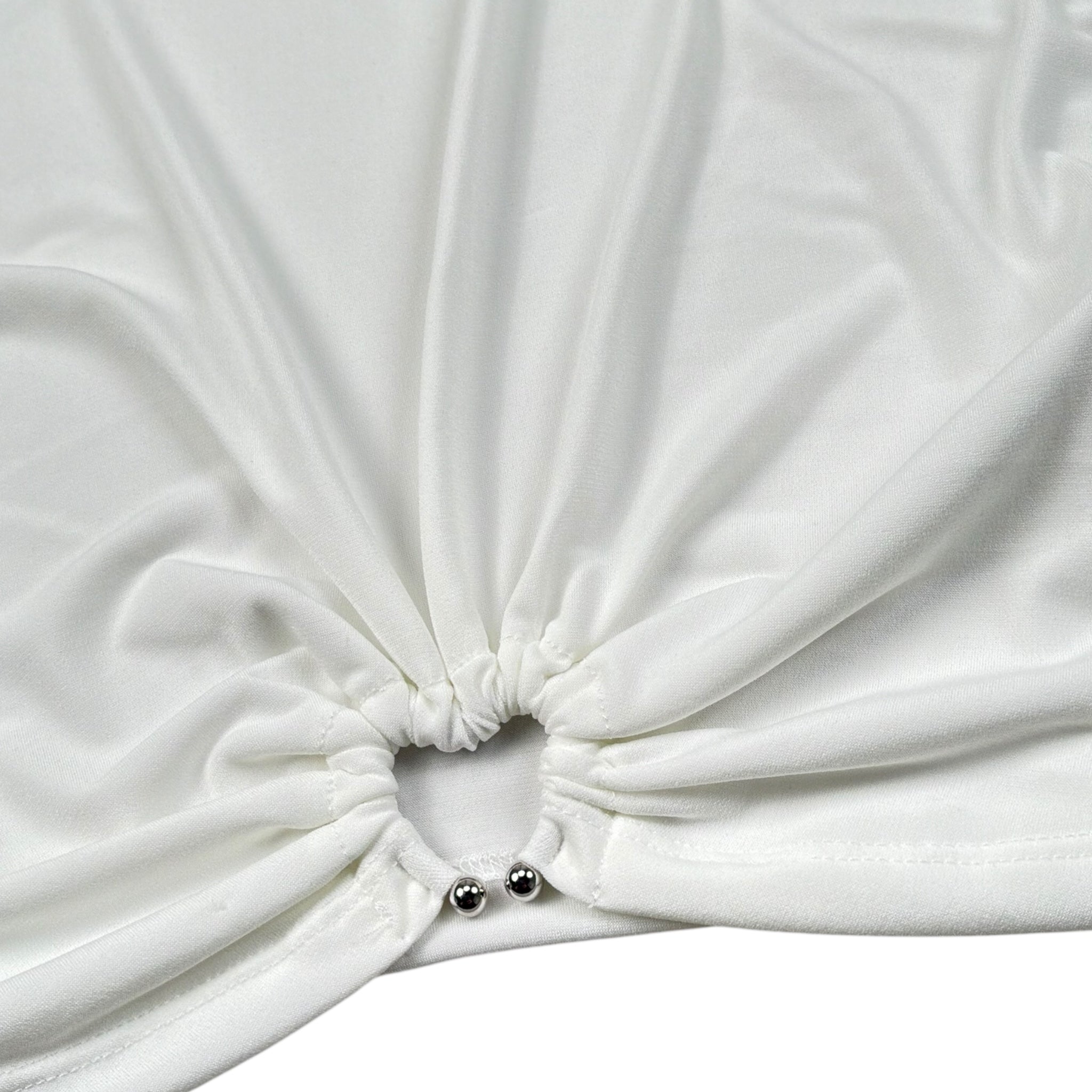 Lu Lu By Miss Grant Top Tinta Unita Mezza Manica per Bambina LL3622 BIANCO LU LU BY MISS GRANT 