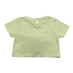 M+E' T-Shirt Tinta Unita con Applicazione Fiocco per Neonata UE1747NX GIALLO M+E' 