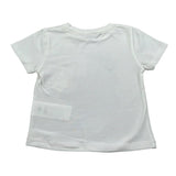 M+E' T-Shirt Girocollo tinta unita con Stampa Bianco per Neonata 1UE1862 BIANCO M+E' 