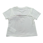 M+E' T-Shirt Girocollo tinta unita con Stampa Bianco per Neonata UE1389 BIANCO M+E' 
